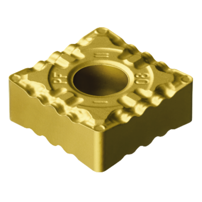 Picture of SANDVIK SNMG 433-PF 1525 Turning Insert Square TiAIN + TiN Cermet 0.047 Corner Radius