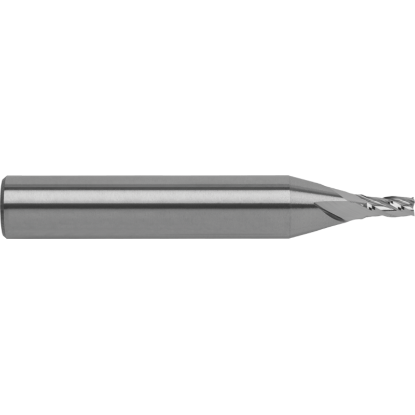 Picture of ROBBJACK T12-403-16 DIA 1/2 SH 0.50 LOC 0.6250 OAL 3.00 End Mill Standard Flute Standard Helix Carbide Uncoated Single End Square Sharp