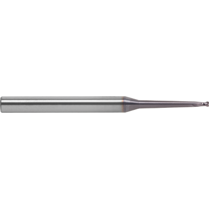 Picture of ROBBJACK TM-204-01 DIA 1/32 SH 0.2500 LOC 0.0312 OAL 0.3750 End Mill Standard Flute Standard Helix Carbide Uncoated Single End Corner Radius 0.0080 0.20MM