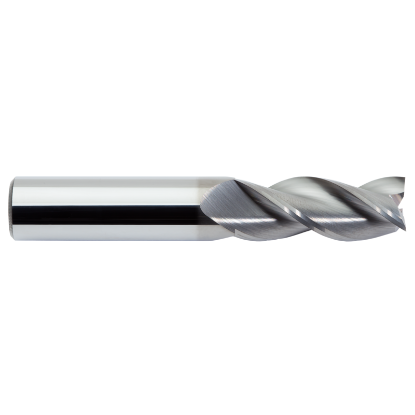 Picture of M.A. FORD 13875004R.250CE DIA 3/4 SH 0.7500 LOC 1.6250 OAL 4.00 End Mill Standard Flute Standard Helix Carbide AlTiN Single End Corner Radius 0.2500 6.35MM TuffCut® X-AL