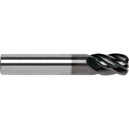 Picture of ROBBJACK XG-502-32-FL DIA 1 SH 1.00 LOC 2.00 OAL 5.00 End Mill Standard Flute Variable Helix Carbide Uncoated Single End Corner Radius 0.0280 0.71MM