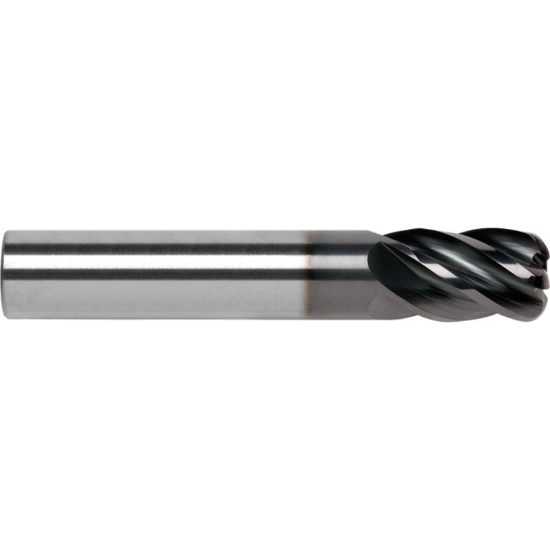 Picture of ROBBJACK XG-502-32-FL DIA 1 SH 1.00 LOC 2.00 OAL 5.00 End Mill Standard Flute Variable Helix Carbide Uncoated Single End Corner Radius 0.0280 0.71MM