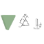 Picture of ROMAY TPGN 323 CC-514 Turning Insert Triangle Silicon Nitride 0.047 Corner Radius