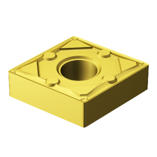 Picture of SANDVIK CNMG 432-WF 1525 Turning Insert 80.0° TiAIN + TiN Cermet 0.032 Corner Radius