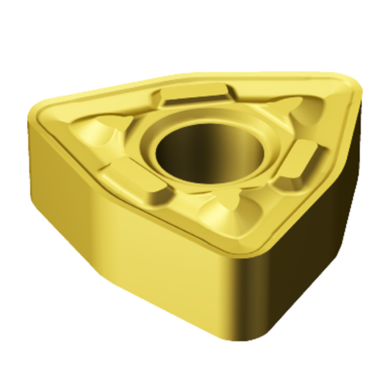 Picture of SANDVIK WNMG 332-MR 2035 Turning Insert Trigon TiAIN + TiN Carbide 0.031 Corner Radius