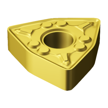 Picture of SANDVIK WNMG 433-WM 2015 Turning Insert Trigon TiCN + Al2O3 + TiN Carbide 0.047 Corner Radius