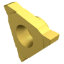 Picture of SANDVIK 328R13-215 02-GM 1025 CoroMill® 328, Carbide Insert for Groove Milling, TiAlN + TiN Coating Slot Mill