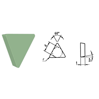 Picture of ROMAY TPGN 432 CC-516 Turning Insert Triangle Silicon Nitride 0.031 Corner Radius