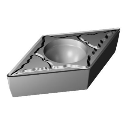 Picture of SANDVIK DCMT 2(1.5)2-MM 1105 Turning Insert 55.0° TiAlN Carbide 0.031 Corner Radius