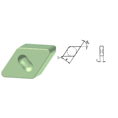 Picture of ROMAY DNGX 353 CC-515 Turning Insert 55.0° Silicon Nitride 0.047 Corner Radius