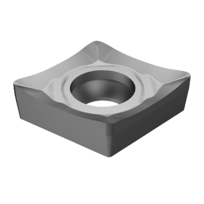 Picture of SANDVIK CCGX 432-AL H10 Turning Insert 80.0° Carbide 0.031 Corner Radius