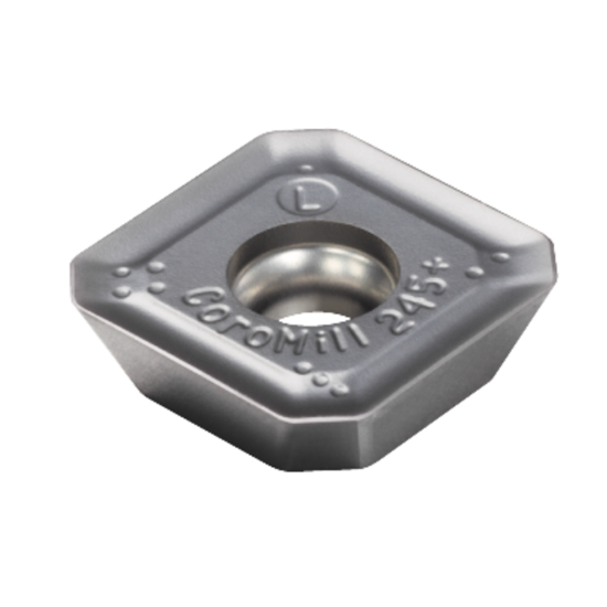 Picture of SANDVIK R245-12 T3 E-PL 530 CoroMill 245 Insert; 45 degree face Milling