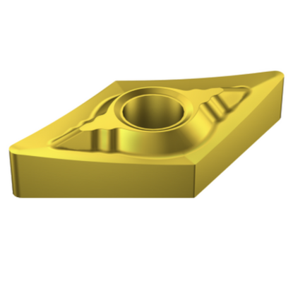 Picture of SANDVIK DNMP 431 1025 Turning Insert 55.0° TiAIN + TiN Carbide 0.016 Corner Radius