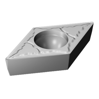 Picture of SANDVIK DCMT 2(1.5)2-KM H13A Turning Insert 55.0° Carbide 0.031 Corner Radius
