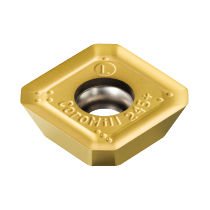 Picture of SANDVIK R245-12 T3 E-ML 1025 CoroMill 245 Insert; 45 degree face Milling