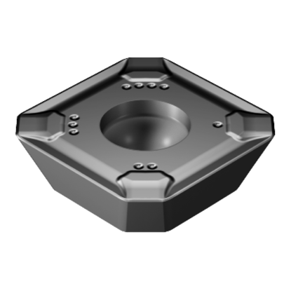 Picture of SANDVIK R245-12 T3 M-Powder Metal 1010 CoroMill 245 Insert; 45 degree face Milling