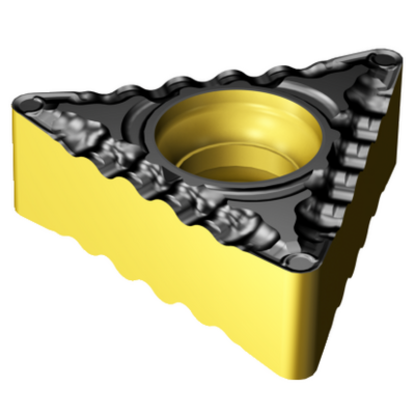 Picture of SANDVIK TNMU 332-PF 4315 Turning Insert Triangle TiCN + Al2O3 + TiN Carbide 0.031 Corner Radius