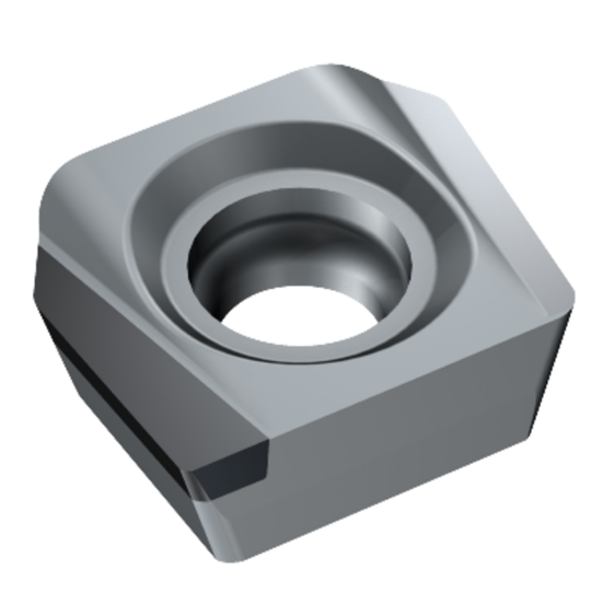 Picture of SANDVIK R590-1105H-ZC2-KW CB50 CBN Insert; 90 degree shoulder Milling