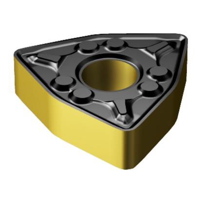 Picture of SANDVIK WNMG 432-WM 3210 Turning Insert Trigon TiCN + Al2O3 + TiN Carbide 0.031 Corner Radius
