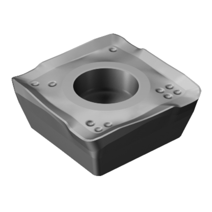 Picture of SANDVIK 490R-08T308M-PL 530 CoroMill 490 Insert; 90 degree shoulder Milling
