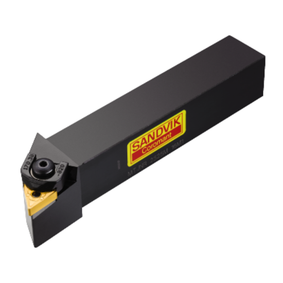 Picture of SANDVIK MTJNR 2525M 22M1, T-Max P Shank Tool for Turning, Right Hand, 25 x 25mm Shank Stick Tool
