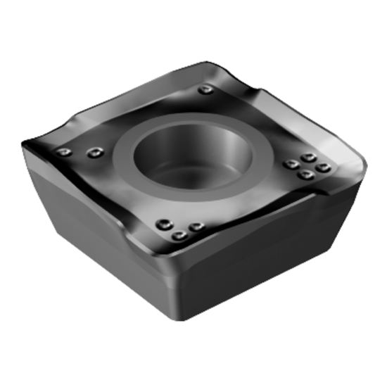 Picture of SANDVIK 490R-140416E-MM 1040 CoroMill 490 Insert; 90 degree shoulder Milling
