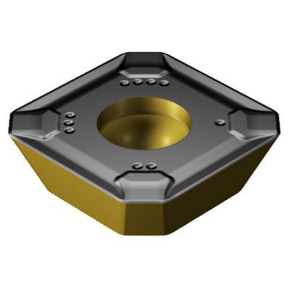 Picture of SANDVIK R245-12 T3 M-Powder Metal 4230 CoroMill 245 Insert; 45 degree face Milling