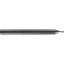 Picture of ROBBJACK MSS-2-150-BN-DLC DIA 1.50MM SH 0.1181 LOC 0.0906 OAL 1.496 End Mill Standard Flute Standard Helix Carbide DLC Single End Ball Nose
