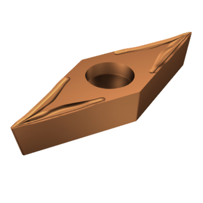 Picture of SANDVIK VBGT 330-UM 1125 Turning Insert 35.0° TiAlN Carbide 0.008 Corner Radius