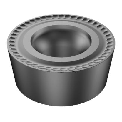 Picture of SANDVIK RCMT 08 03 M0 H13A Turning Insert Round Carbide 0.157 Corner Radius