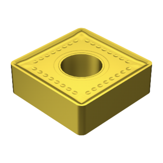 Picture of SANDVIK SNMM 433-MR 2035 Turning Insert Square TiAIN + TiN Carbide 0.047 Corner Radius