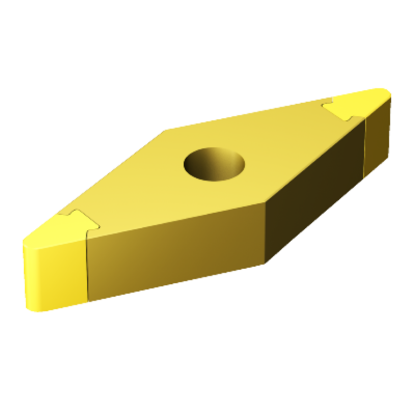 Picture of SANDVIK VNGA331S0330A 7015 Turning Insert 35.0° TiN CBN 0.016 Corner Radius