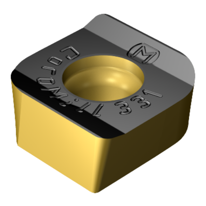 Picture of SANDVIK L331.1A-14 50 40H-WM 4330, CoroMill 331 Carbide Insert for Slotting, CVD Ti(C,N)+Al2O3+TiN Coating Insert