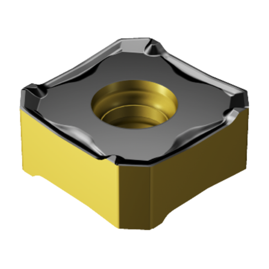 Picture of SANDVIK 345R-1305M-KH 4330 CoroMill 345 Insert; 45 degree face Milling