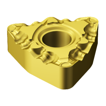 Picture of SANDVIK WNMG 431-PF 1525 Turning Insert Trigon TiAIN + TiN Cermet 0.016 Corner Radius