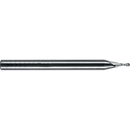 Picture of ROBBJACK SR-2-060-BN DIA 0.06 SH 0.1250 LOC 0.1800 OAL 1.50 End Mill Standard Flute Standard Helix Carbide Uncoated Single End Ball Nose