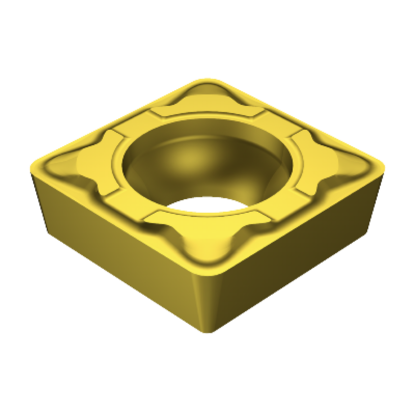 Picture of SANDVIK SCMT 3(2.5)1-KF 3005 Turning Insert Square TiCN + Al2O3 + TiN Carbide 0.016 Corner Radius