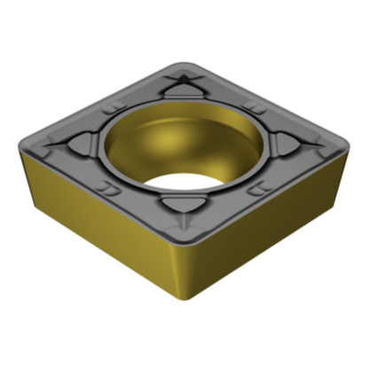 Picture of SANDVIK SCMT 3(2.5)2-KR 3215 Turning Insert Square TiCN + Al2O3 + TiN Carbide 0.031 Corner Radius
