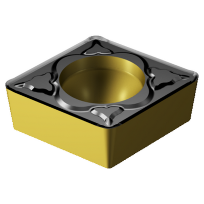 Picture of SANDVIK CCMT 432-Powder Metal 4315 Turning Insert 80.0° TiCN + Al2O3 + TiN Carbide 0.031 Corner Radius