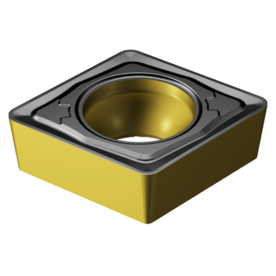 Picture of SANDVIK CCMT 3(2.5)1-PMC 4315 Turning Insert 80.0° TiCN + Al2O3 + TiN Carbide 0.016 Corner Radius