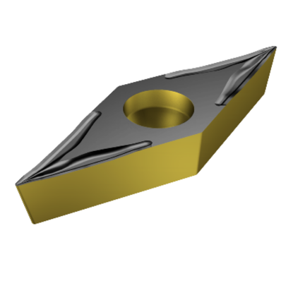 Picture of SANDVIK VBGT 332-UM 1515 Turning Insert 35.0° TiCN + Al2O3 + TiN Carbide 0.031 Corner Radius