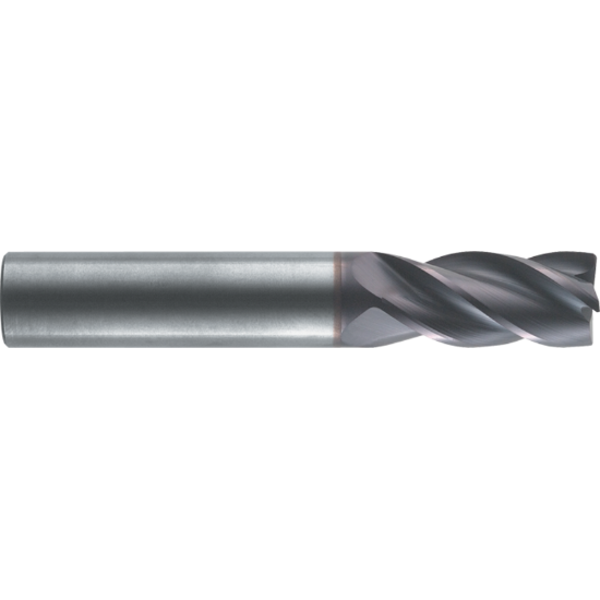 Picture of ROBBJACK XG-402-32 DIA 1 SH 1.00 LOC 2.00 OAL 5.00 End Mill Standard Flute Variable Helix Carbide Uncoated Single End Corner Radius 0.0280 0.71MM