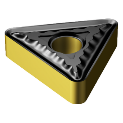 Picture of SANDVIK TNMG 222-QM 4325 Turning Insert Triangle TiCN + Al2O3 + TiN Carbide 0.031 Corner Radius