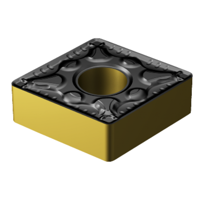Picture of SANDVIK CNMG 321-Powder Metal 4415 Turning Insert 80.0° TiCN + Al2O3 + TiN Carbide 0.016 Corner Radius
