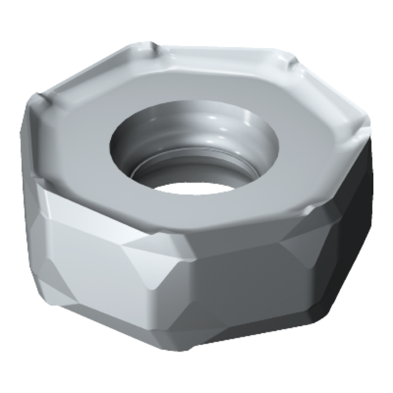 Picture of SANDVIK 745R-2109E-M50 1130 CoroMill 745, Carbide Insert for Milling, AlTiCrN Coating Insert