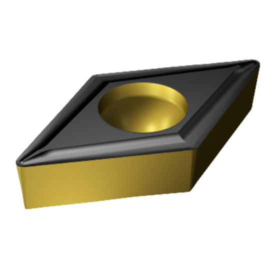 Picture of SANDVIK DCMT 3(2.5)1-UF 4315 Turning Insert 55.0° TiCN + Al2O3 + TiN Carbide 0.016 Corner Radius