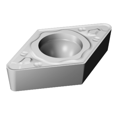 Picture of SANDVIK DCMT 3(2.5)2-KR H13A Turning Insert 55.0° Carbide 0.031 Corner Radius