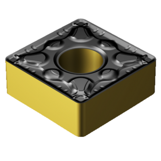 Picture of SANDVIK SNMG 434-Powder Metal 4315 Turning Insert Square TiCN + Al2O3 + TiN Carbide 0.062 Corner Radius
