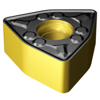 Picture of SANDVIK WNMU 433-WM 4315 Turning Insert Trigon TiCN + Al2O3 + TiN Carbide 0.047 Corner Radius