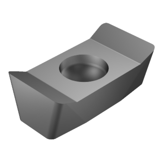 Picture of SANDVIK N331.1A-08 45 08H-NL 1130 CoroMill® 331, Carbide Insert for Slotting, AlTiCrN Coating Insert